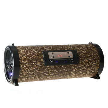 Système frais de karaoke de gadgets en bois haut-parleur portatif de Bluetooth de 5 pouces 20W 3000mAh